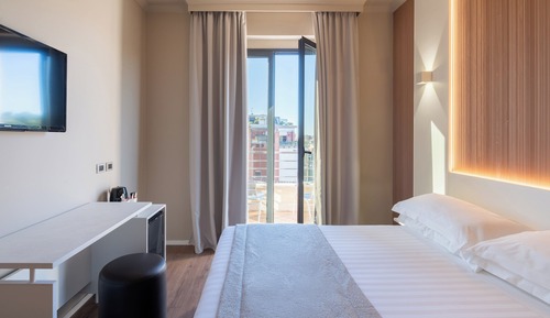 Habitación estándar, 1 cama de matrimonio grande, balcón