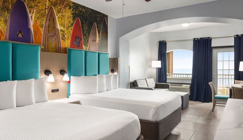 Habitación estándar doble, vistas a la playa