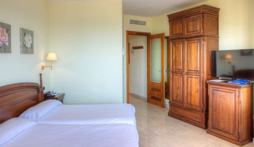 Habitación individual estándar, vistas parciales al mar
