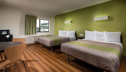 Habitación Deluxe, 2 camas de matrimonio, no fumadores, frigorífico y microondas