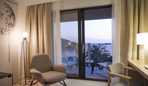 Habitación Deluxe doble, balcón, vistas al mar