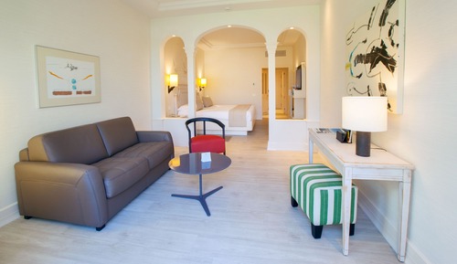 Habitación estándar doble, terraza, vistas al jardín