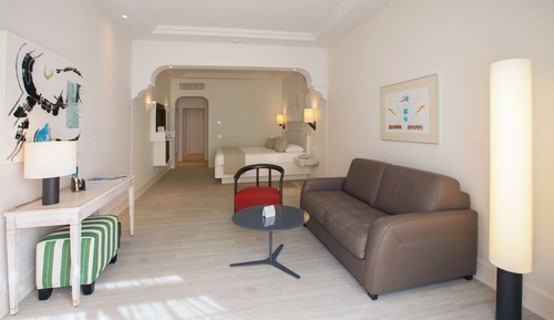 Habitación estándar doble, terraza, vistas al jardín