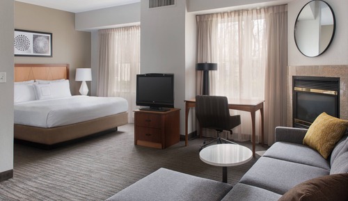 Suite estudio, 1 cama de matrimonio grande con sofá cama