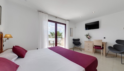 Habitación doble, balcón, vistas al jardín