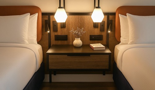 Habitación Deluxe, 2 camas de matrimonio, no fumadores