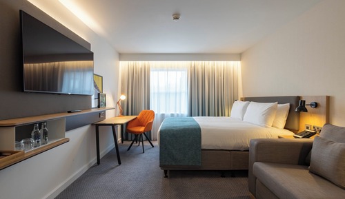 Habitación estándar, 1 cama de matrimonio grande con sofá cama