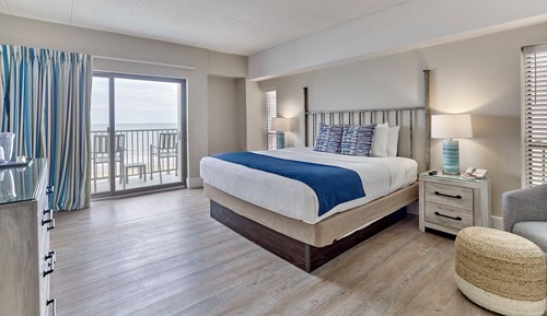 Habitación superior, 1 cama de matrimonio grande, vistas al mar