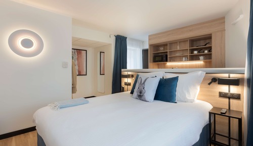Estudio, 1 cama de matrimonio, bañera (Kitchenette)