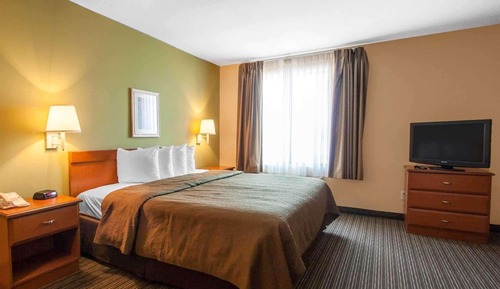 Habitación, 1 cama de matrimonio grande con sofá cama, accesible para personas con discapacidad