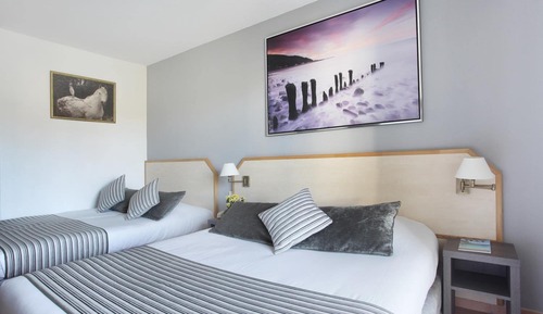 Habitación familiar, vistas al jardín