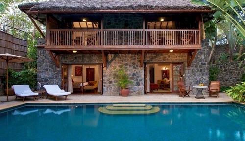 Villa presidencial, 1 cama de matrimonio grande, piscina privada