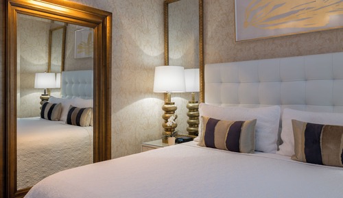 Suite de lujo, 1 cama de matrimonio grande con sofá cama