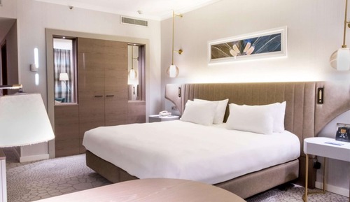 Habitación, 1 cama de matrimonio grande, vistas al mar