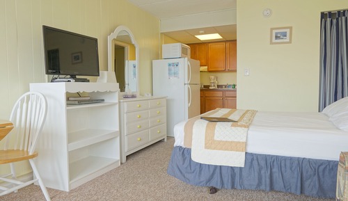 Estudio estándar, 1 cama de matrimonio con sofá cama, cocina básica