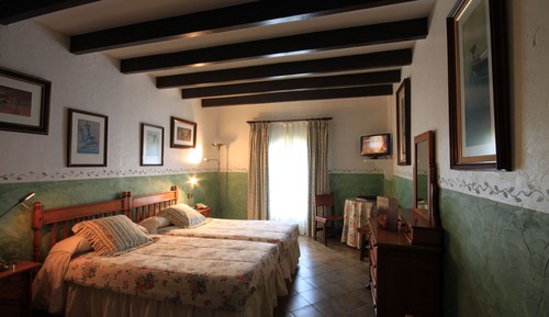 Habitación doble, vistas al jardín