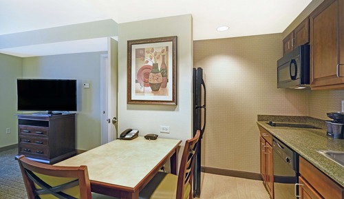 Estudio, 1 cama de matrimonio grande (Mobility & Hearing, Roll-in Shower)