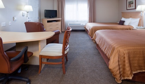 Suite estudio, 2 camas dobles, accesible para personas con discapacidad (Bathtub)