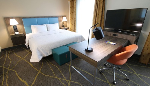 Suite estudio, 1 cama de matrimonio grande con sofá cama