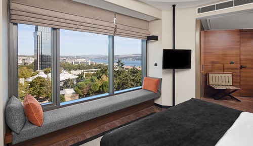 Habitación Deluxe, 1 cama doble, vistas al mar, en esquina