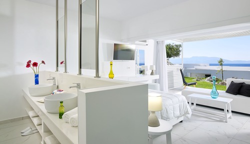 Bungalow, vistas al mar