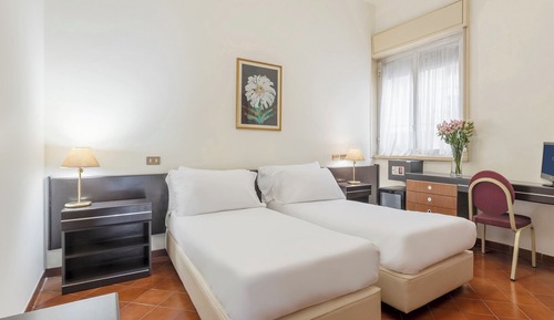 Habitación doble, 2 camas individuales, balcón