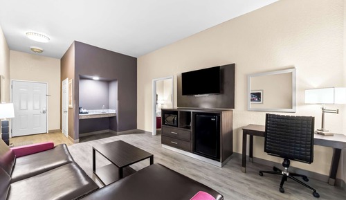 Suite, 1 cama de matrimonio grande, accesible para personas con discapacidad (with Sofabed)
