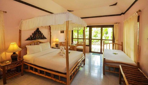 Villa Deluxe, 1 cama de matrimonio, no fumadores, en la zona del jardín