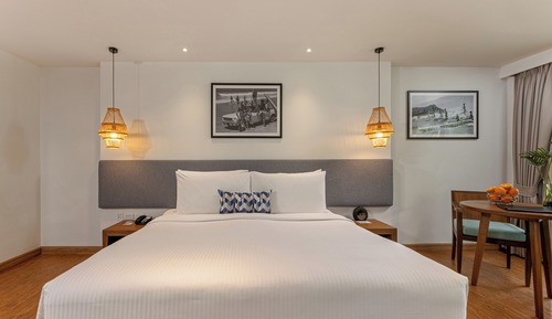 Habitación Premier, 1 cama de matrimonio grande con sofá cama, balcón (Garden)