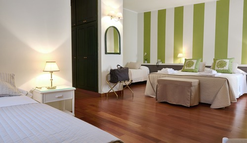 Habitación cuádruple estándar, balcón