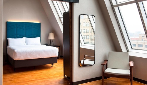 Suite, 1 cama de matrimonio con sofá cama