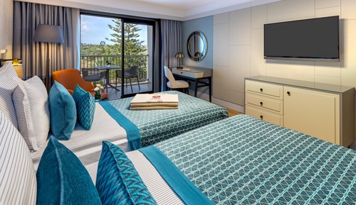 Habitación superior con 1 cama doble o 2 individuales