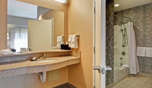Habitación, 2 camas de matrimonio (Mobility/Hearing Accessible, Tub)