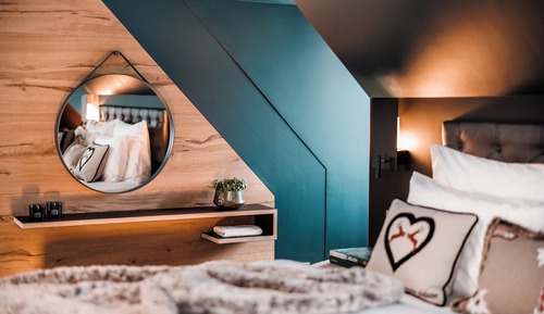 Suite de lujo, 2 habitaciones, sauna, vistas a la montaña