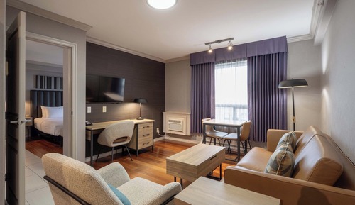Suite superior, 1 cama de matrimonio grande con sofá cama (Corporate)