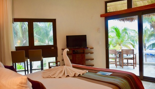 Estudio, 1 cama de matrimonio, vistas al jardín