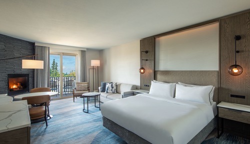 Habitación Deluxe, 1 cama de matrimonio grande con sofá cama, no fumadores, balcón
