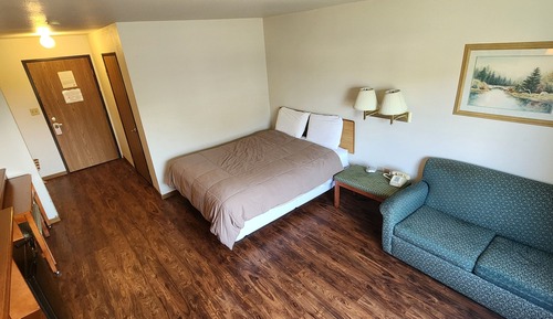 Habitación, 1 cama de matrimonio con sofá cama