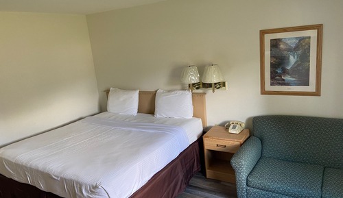 Habitación, 1 cama de matrimonio grande con sofá cama
