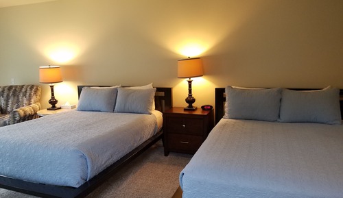 Suite estudio Confort, 2 camas de matrimonio, vistas al mar
