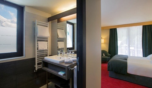 Habitación Deluxe doble, balcón (View Mont Blanc)