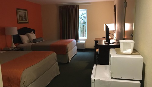 Habitación estándar, 2 camas de matrimonio, accesible para personas con discapacidad