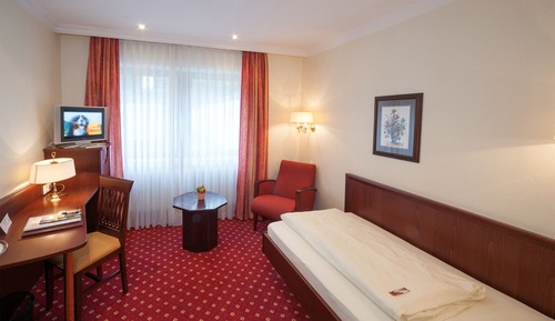 Habitación individual Confort, vistas al jardín