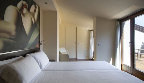 Suite estudio junior, balcón
