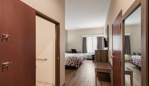 Habitación superior, 1 cama de matrimonio grande, accesible para personas con discapacidad