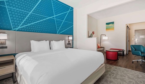 Suite, 1 cama de matrimonio grande con sofá cama, accesible para personas con discapacidad