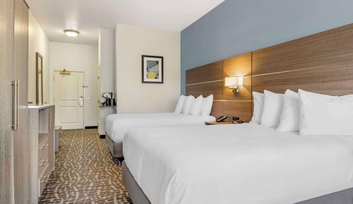 Habitación estándar, 2 camas de matrimonio, no fumadores, frigorífico y microondas