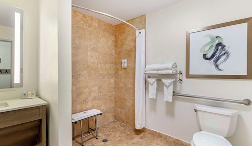 Habitación, 2 camas de matrimonio, accesible para personas con discapacidad (Roll-In Shower)