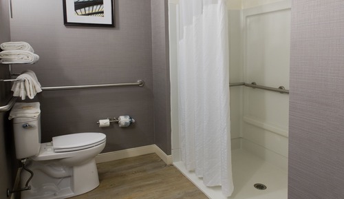Habitación estándar, 2 camas de matrimonio, ducha adaptada (Mobility Accessible)