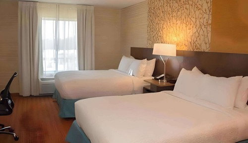 Habitación, 2 camas de matrimonio, accesible para personas con discapacidad, no fumadores